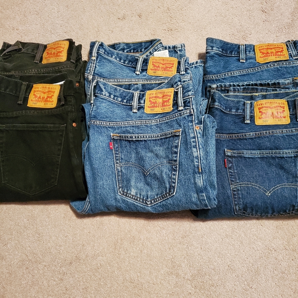 Levi jeans 40 w 34 l